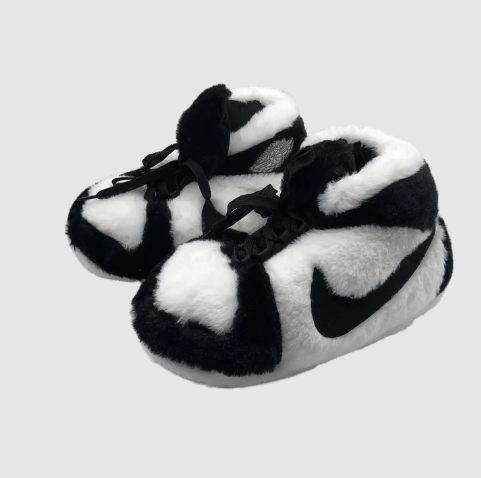 Monochrome ComfortStride Sneaker Slippers